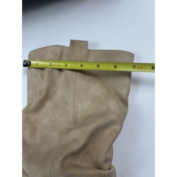 Dolce Vita Womens Beige Tris Knee High Block Heeled Booties Size US 8 - Picture 10 of 15